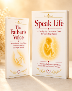 The Father's Voice booklet mockup