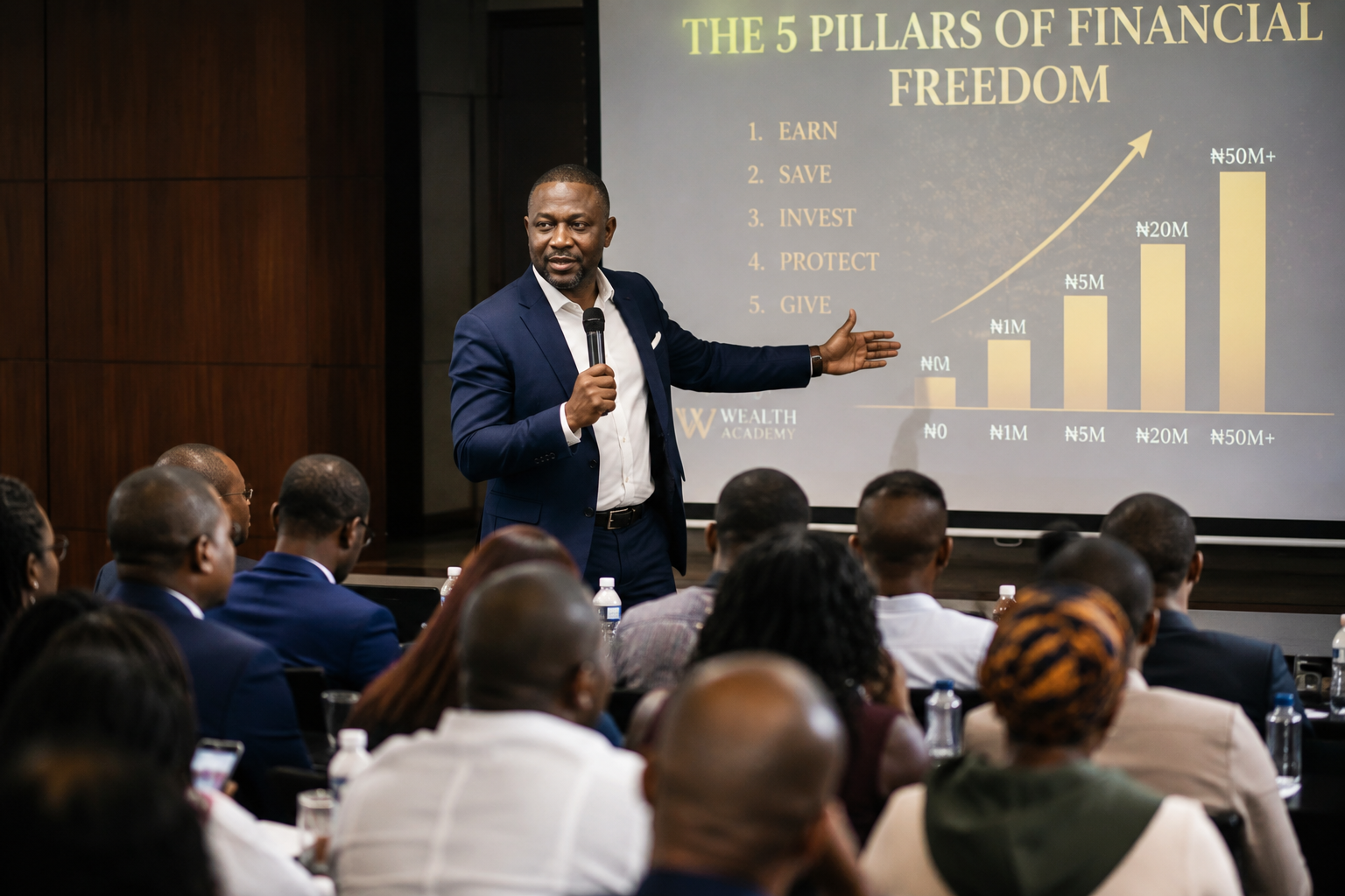 Financial Guru teaching 9-5 workers across Africa