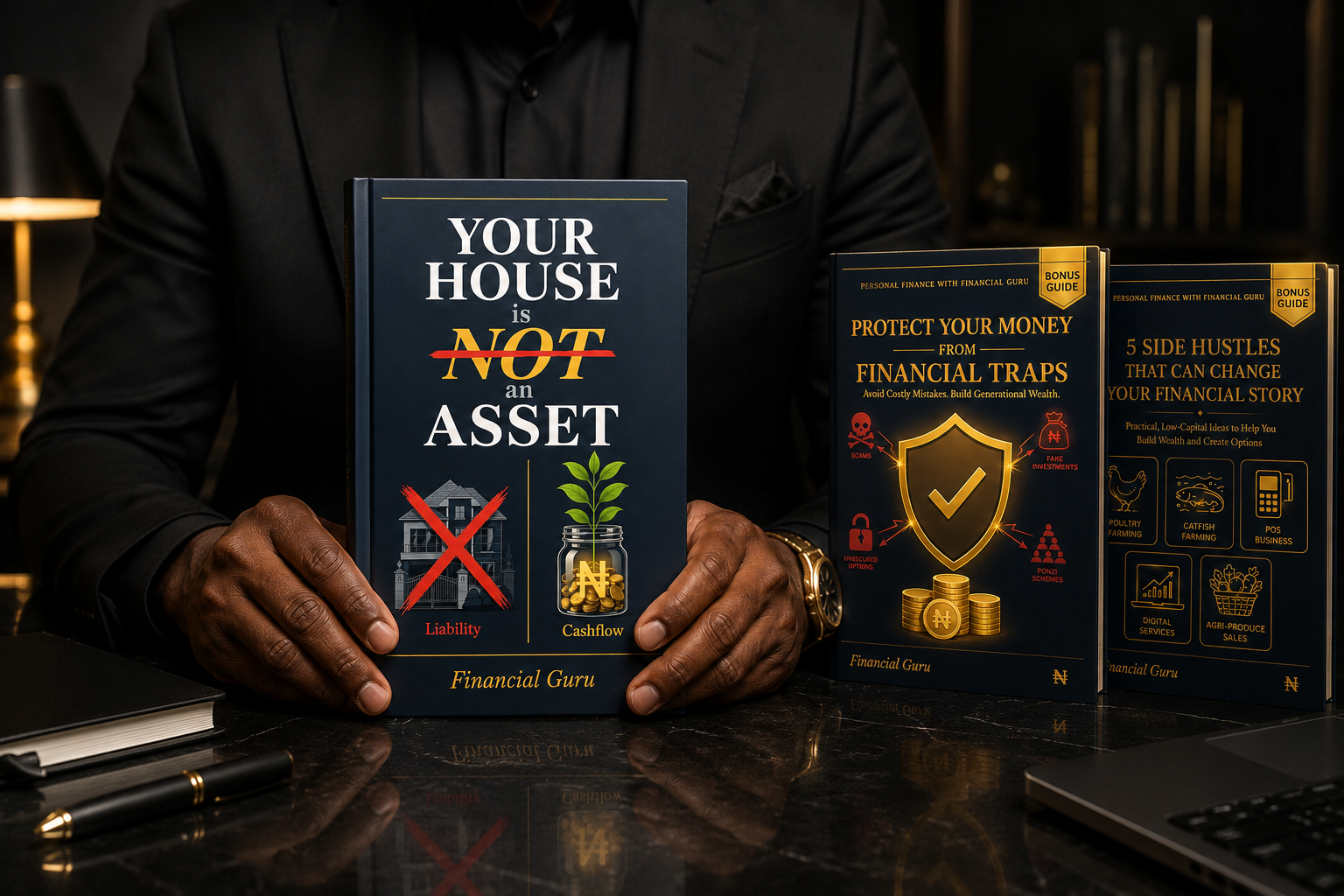 Your House Is Not an Asset — 3D Book Mockup
